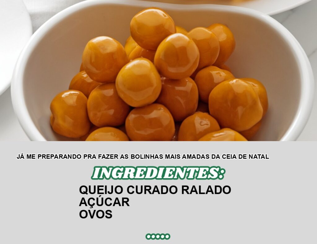 Bolinhas de queijo curado