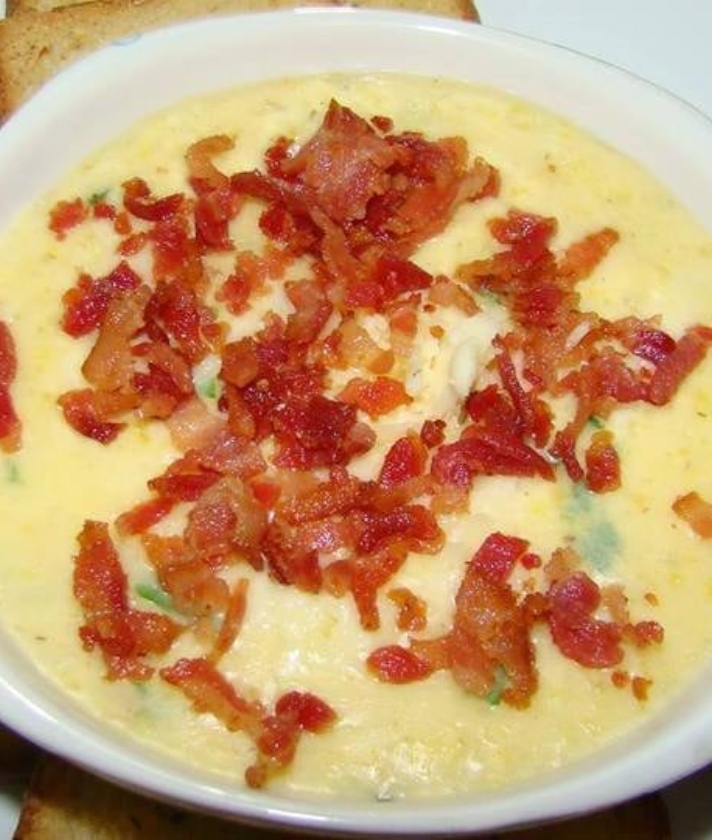 Sopa de batata e bacon