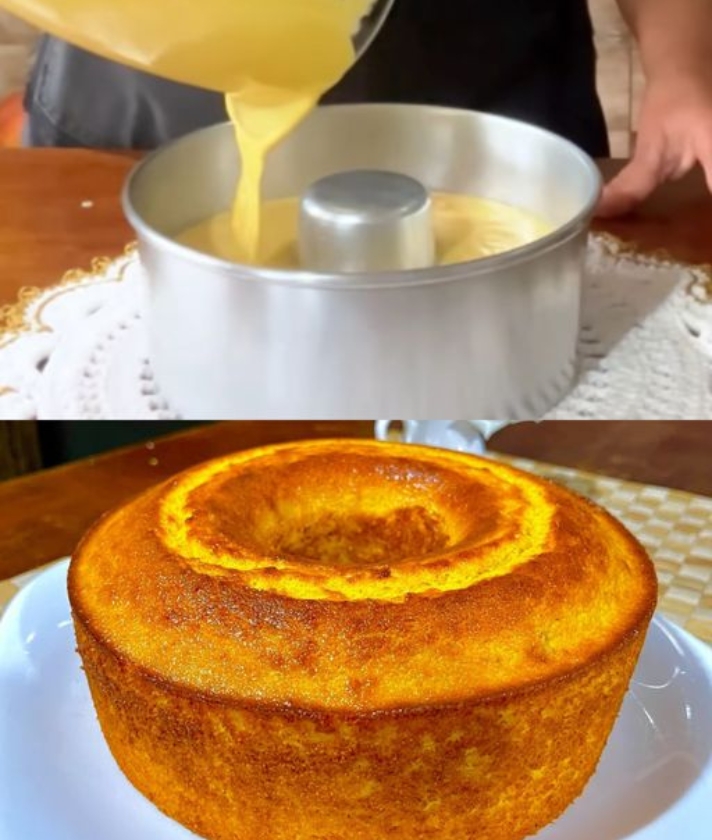 Bolo de Fubá com Coco